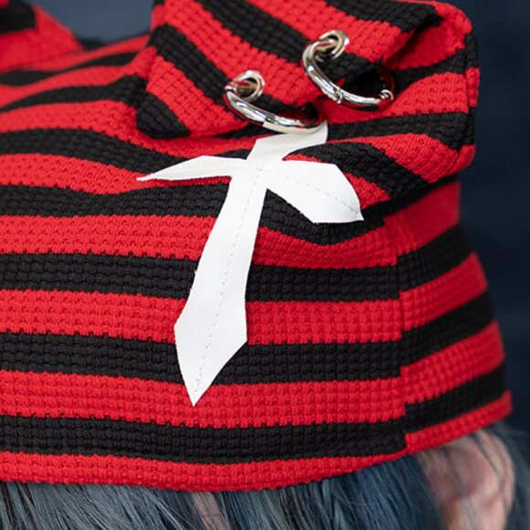 NEW ACDC RAG - Dark Abyss Cat Ear Beanie Hat - Picture 5 of 5